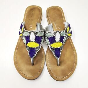 Coconuts Matisse Womens 8 Shoes Sayulita Thong Sandals Beaded Boho